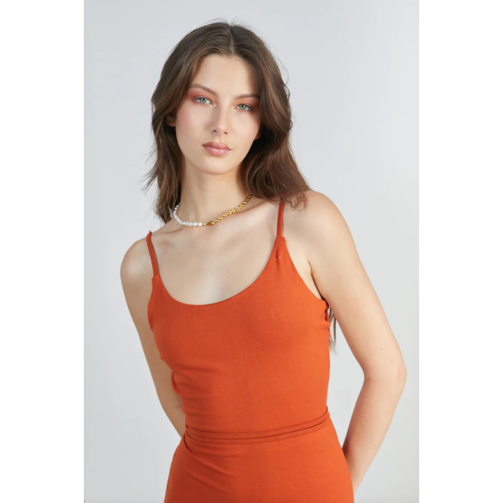 24 Colours Dress Orange - 25S-21186a