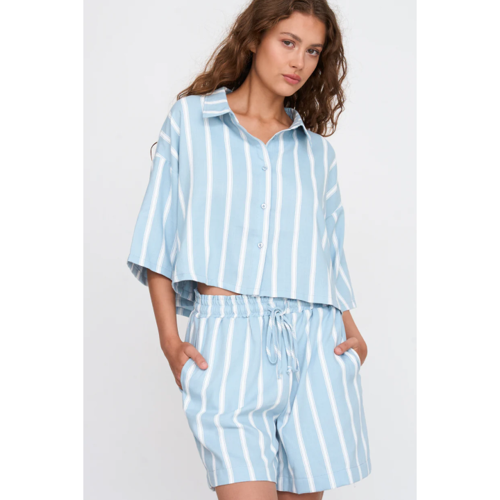 24 Colours Blouse Striped - 30480a