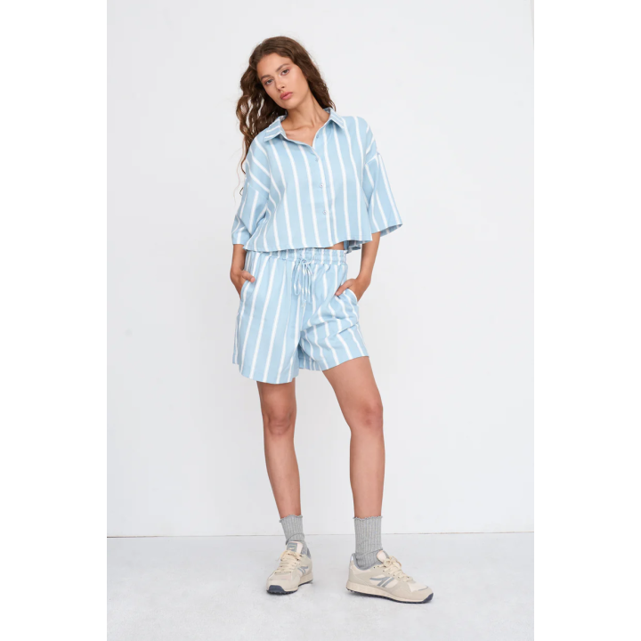 24 Colours Blouse Striped - 30480a