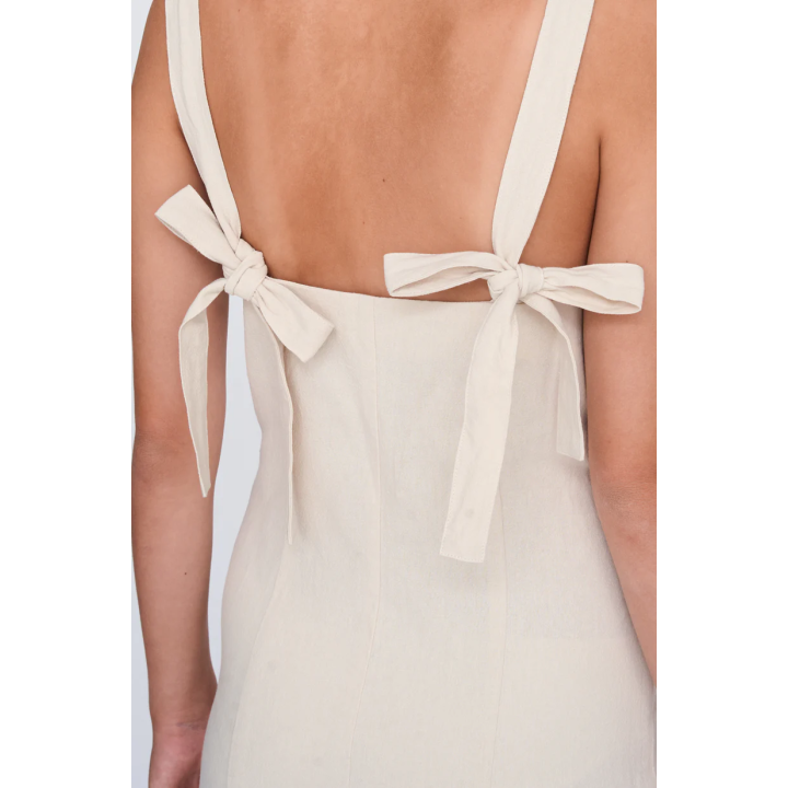 24 Colours Dress Beige - 21203b