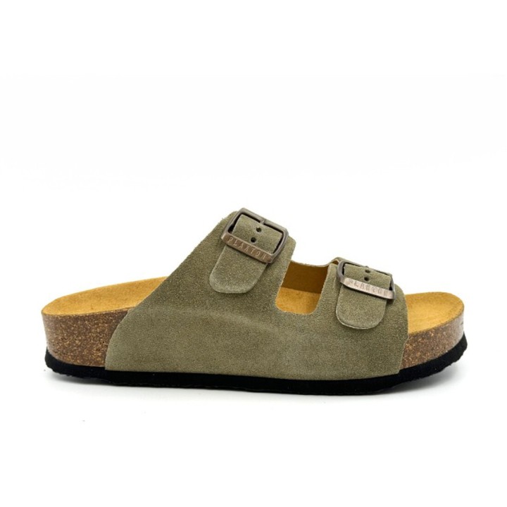 Plakton Afelpado Light Kaki Sandals - 340010-Light Khaki