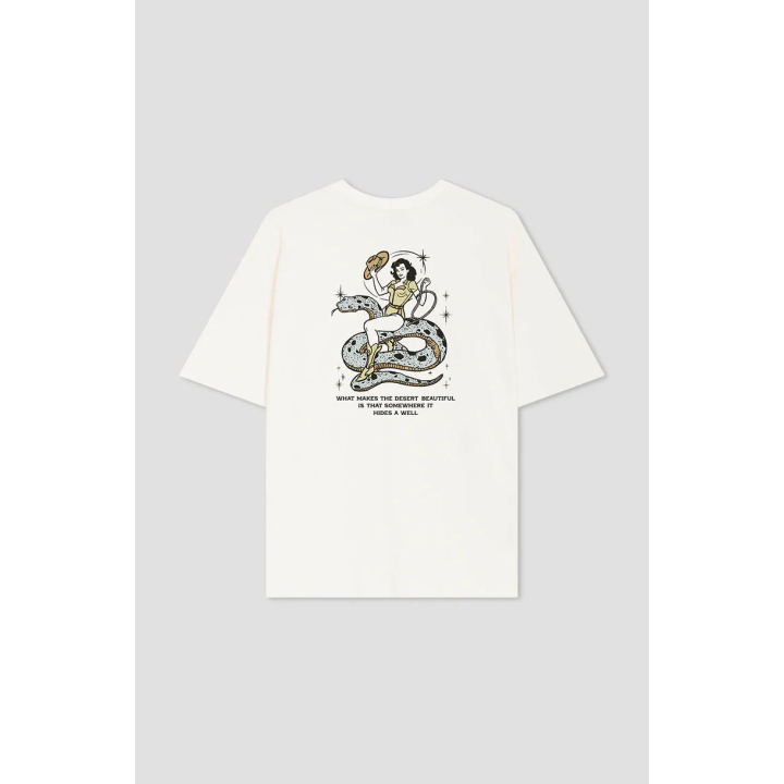 Kaotiko T-shirt M/C Cowgirl Snake Organic Cotton - AR064-01S-G002