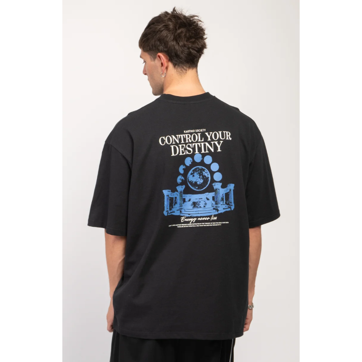 Kaotiko T-Shirt Control Your Destiny Black - AR092-01-G002