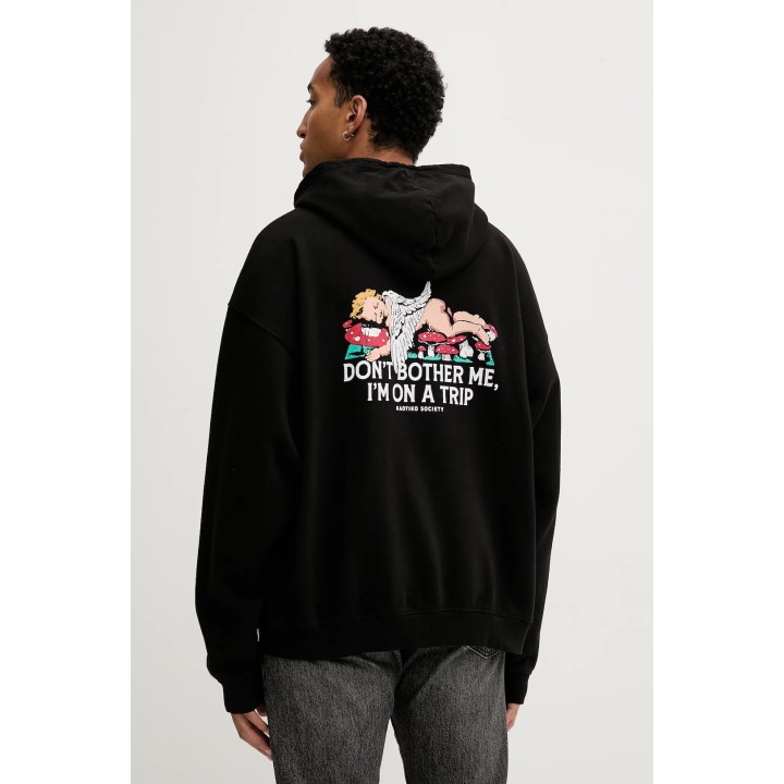 Kaotiko Sweatshirt Sud. Cap. Washed Busy Cupid - AR001-02-G002