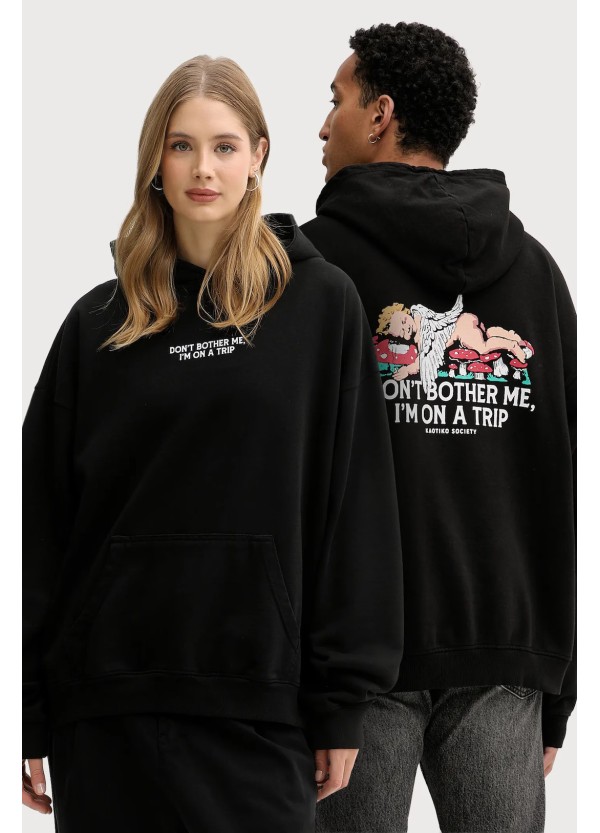 Kaotiko Sweatshirt Sud. Cap. Washed Busy Cupid - AR001-02-G002