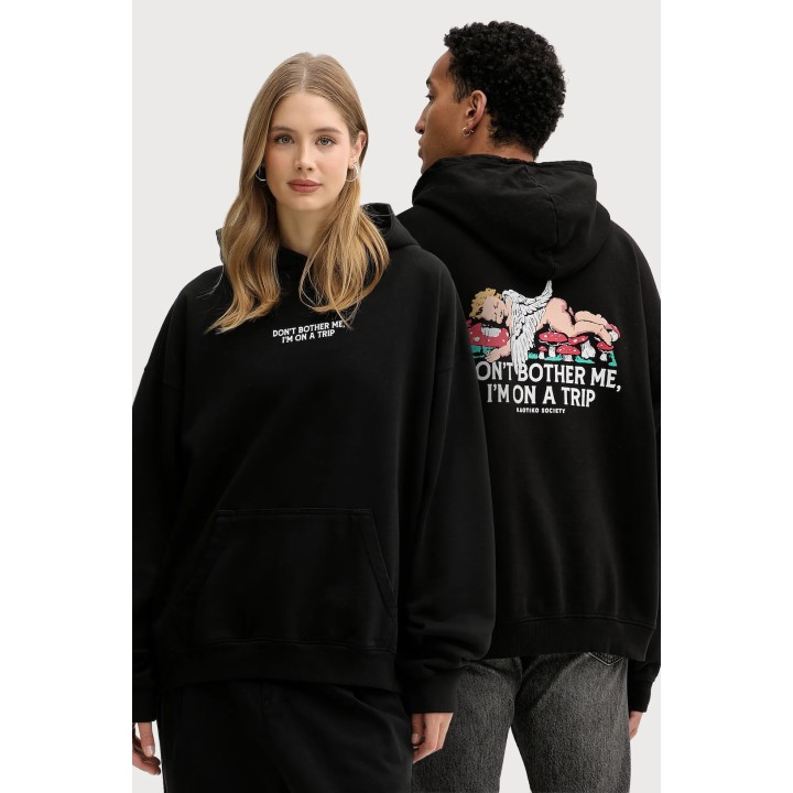 Kaotiko Sweatshirt Sud. Cap. Washed Busy Cupid - AR001-02-G002