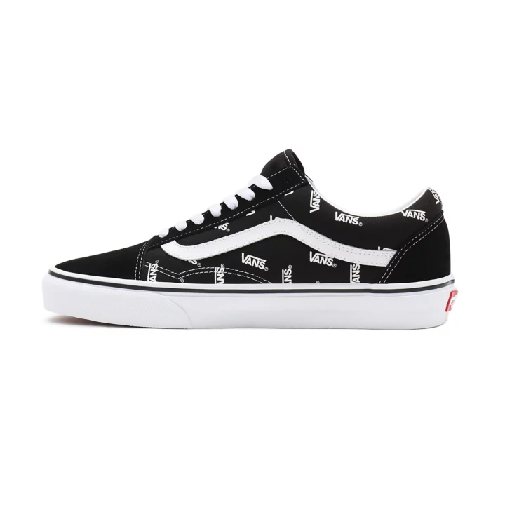 Vans Old Skool Shoes Black/True White Monogram - VN0A3WKTQW7