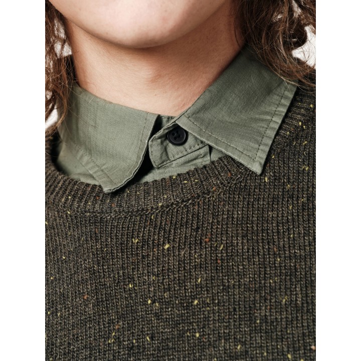 Emerson Ανδρική Πλεκτή Μπλούζα -NEP OLIVE (202.EM70.96)