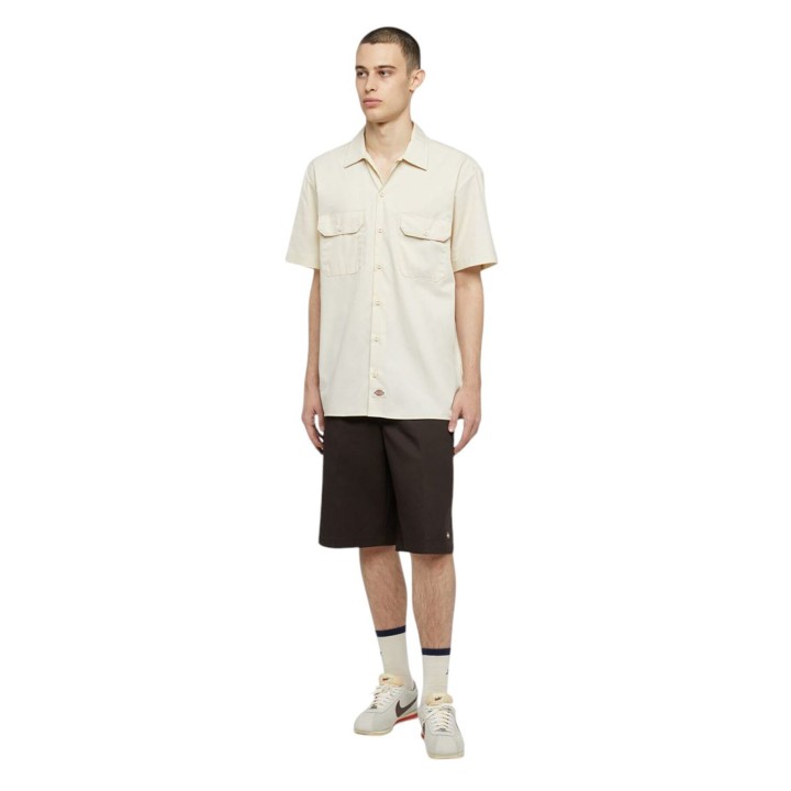 Dickies Shirt Top Work SS Rec Whitecap Gray - DK0A4XK7F901