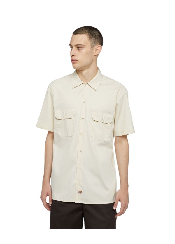 Dickies Shirt Top Work SS Rec Whitecap Gray - DK0A4XK7F901