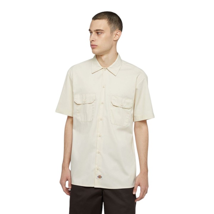 Dickies Shirt Top Work SS Rec Whitecap Gray - DK0A4XK7F901