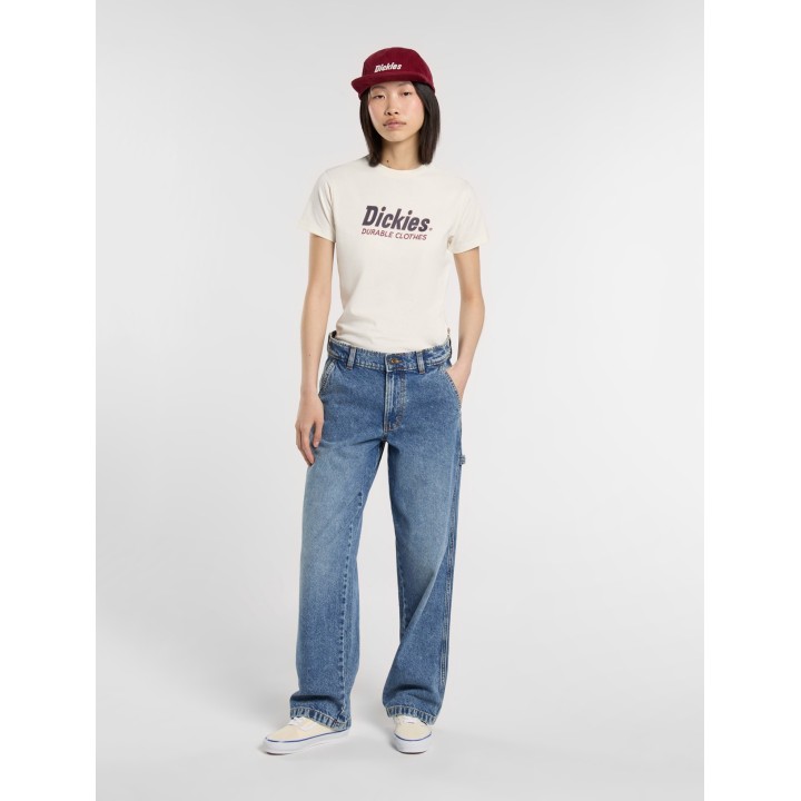 Dickies Top Williston Tee SS W Egret - DK0A87Q5C481