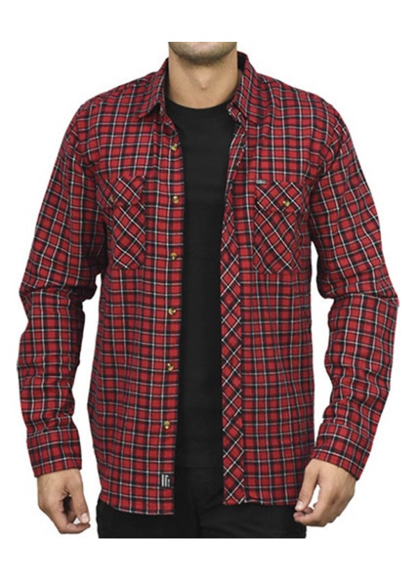 Emerson Ανδρικό Πουκάμισο -EM16 RED/BLACK (202.EM60.80)