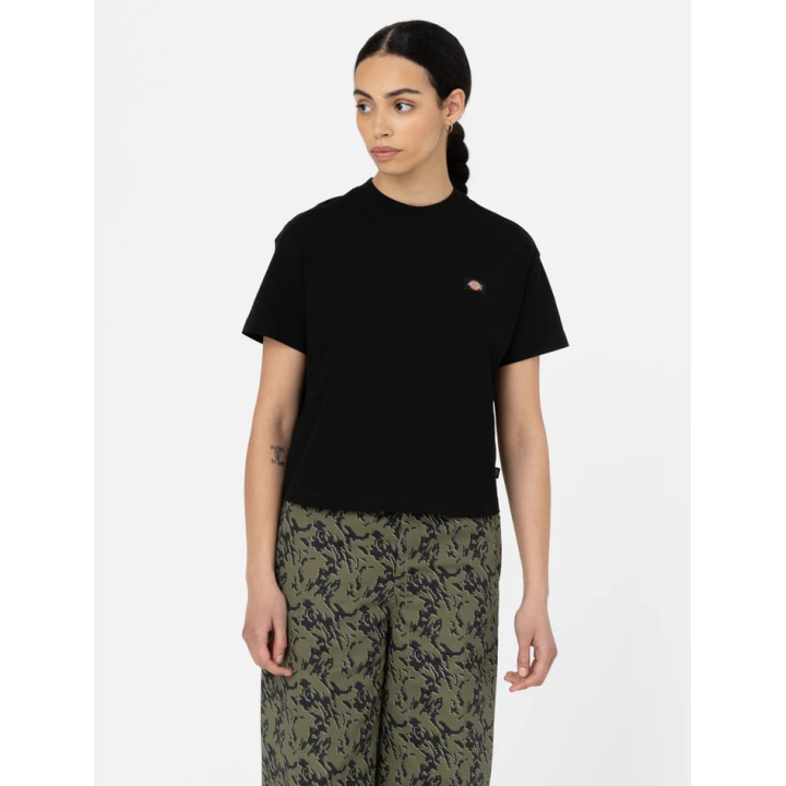 Dickies Top Oakport  Boxy SS Tee Black - DK0A4Y8LBLK1