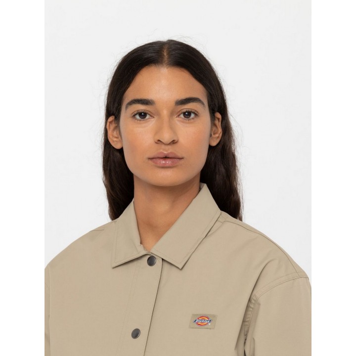 Dickies Jacket Oakport Cropped Coach W Khaki - DK0A4YGWKHK1