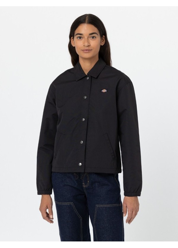 Dickies Jacket W Oakport Cropped Coach Black - DK0A4YGWBLK1