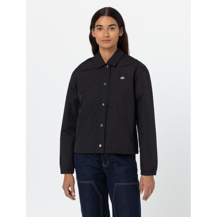 Dickies Jacket W Oakport Cropped Coach Black - DK0A4YGWBLK1