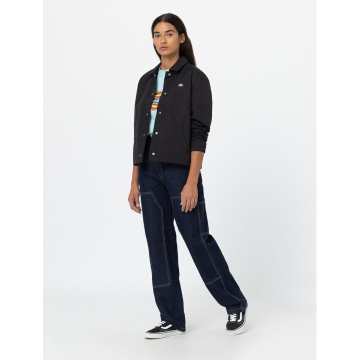 Dickies Jacket W Oakport Cropped Coach Black - DK0A4YGWBLK1