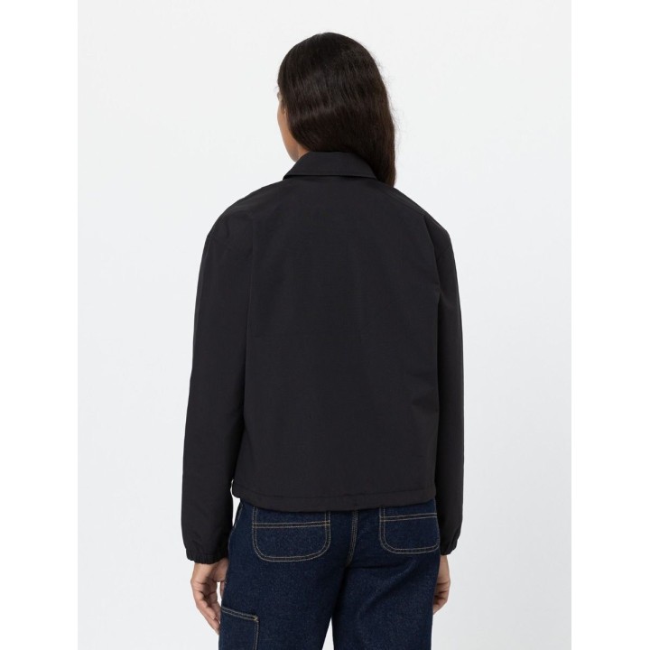 Dickies Jacket W Oakport Cropped Coach Black - DK0A4YGWBLK1