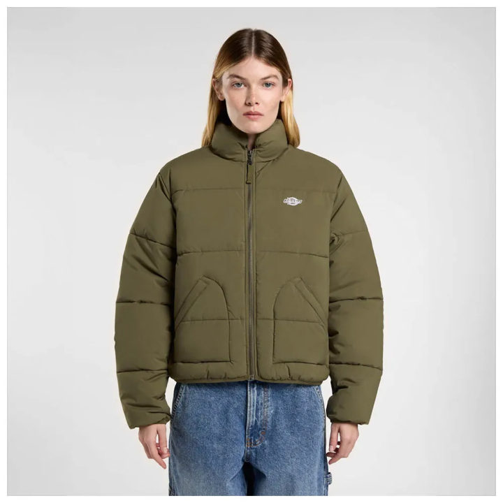 Dickies Puffer Summerdale W Military GR - DK0A87OJMGR1