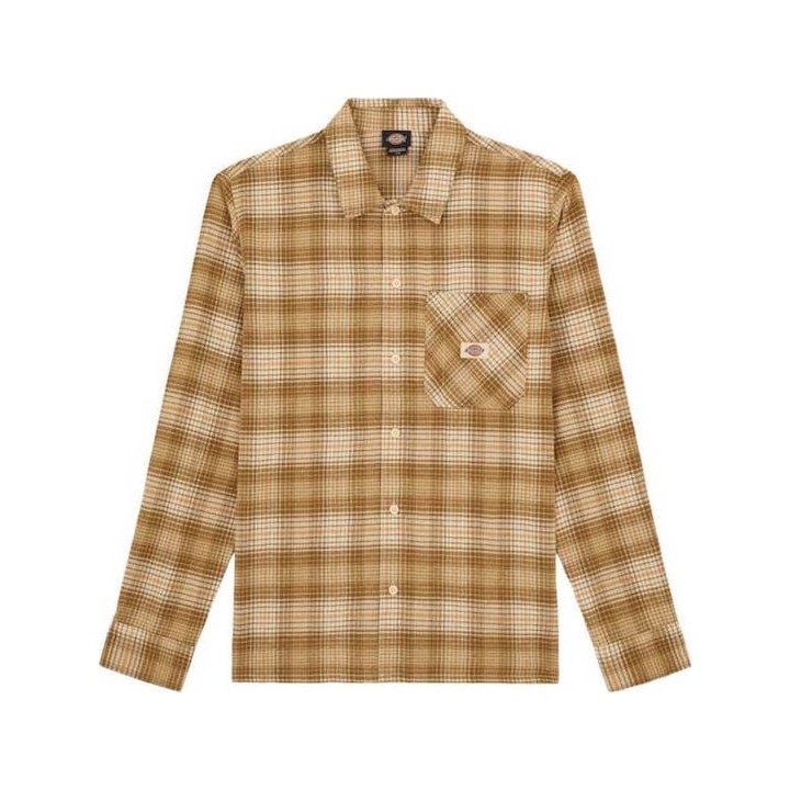 Dickies Shirt M Forest Check Wood Ash - DK0A8653L171