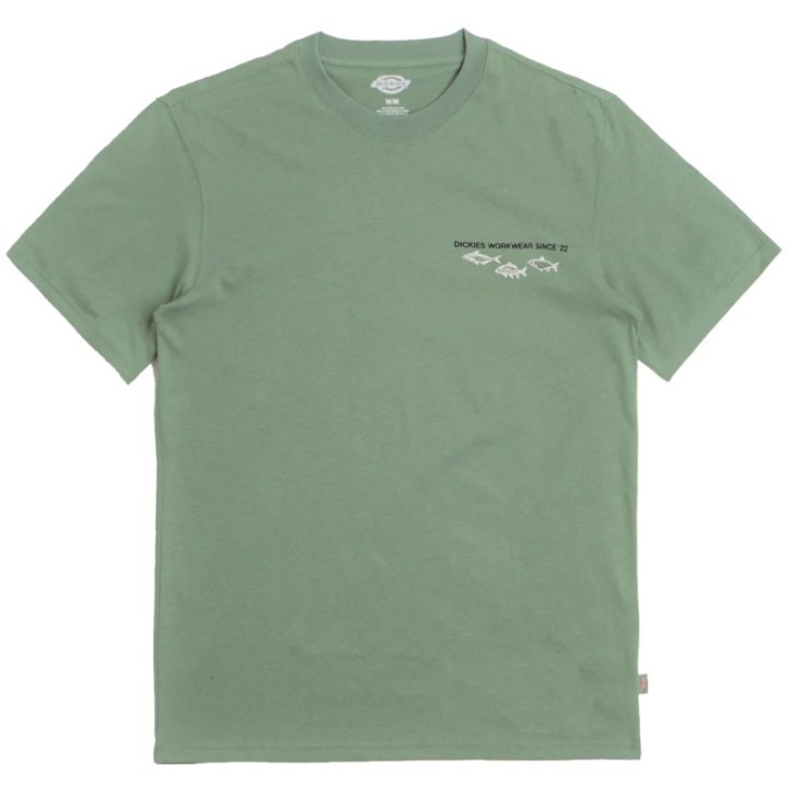 Dickies T-Shirt M Laryville Sea Spray - DK0A87QGL191