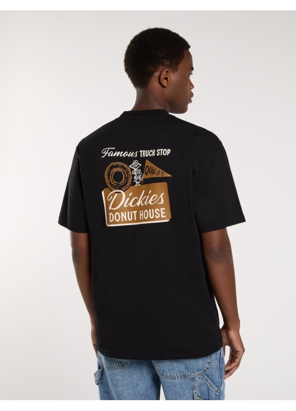 Dickies T-Shirt Donut House Black - DK0A87QNBLK1