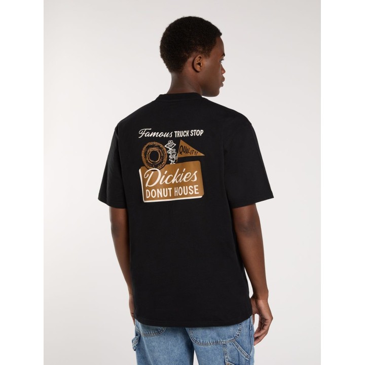 Dickies T-Shirt Donut House Black - DK0A87QNBLK1