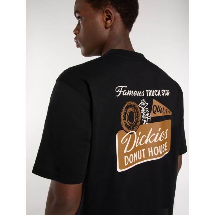 Dickies T-Shirt Donut House Black - DK0A87QNBLK1