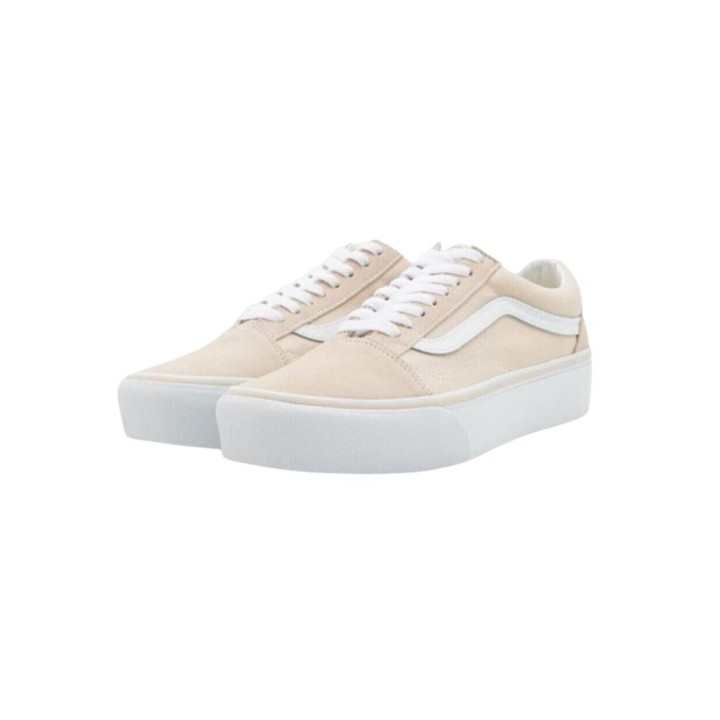 VANS SNEAKERS OLD SKOOL CLASSIC PLATFORM BEIGE - VN0A5KRGJ921
