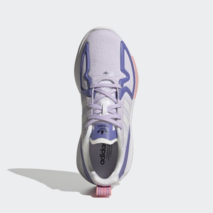Adidas Originals ZX 2K FLUX J Women's Shoes -Purple Tint / Cloud White/ Joy Purple (FW1907)