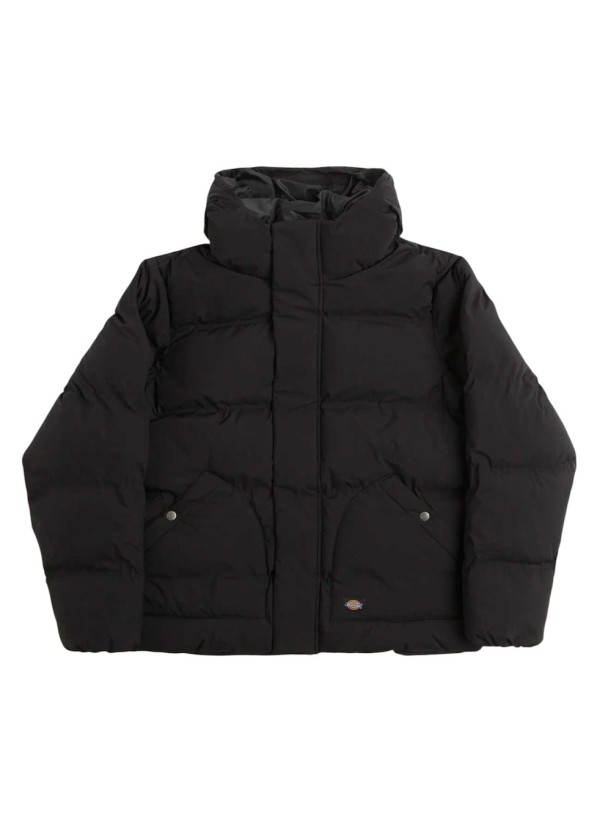 Dickies Puffer Jacket M Eagleville Hooded Black - DK0A87OHBLK1