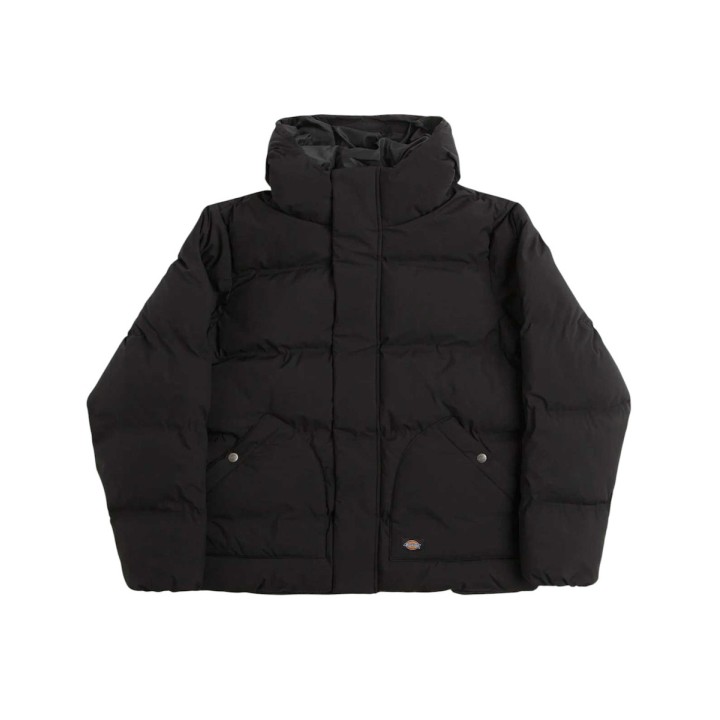Dickies Puffer Jacket M Eagleville Hooded Black - DK0A87OHBLK1