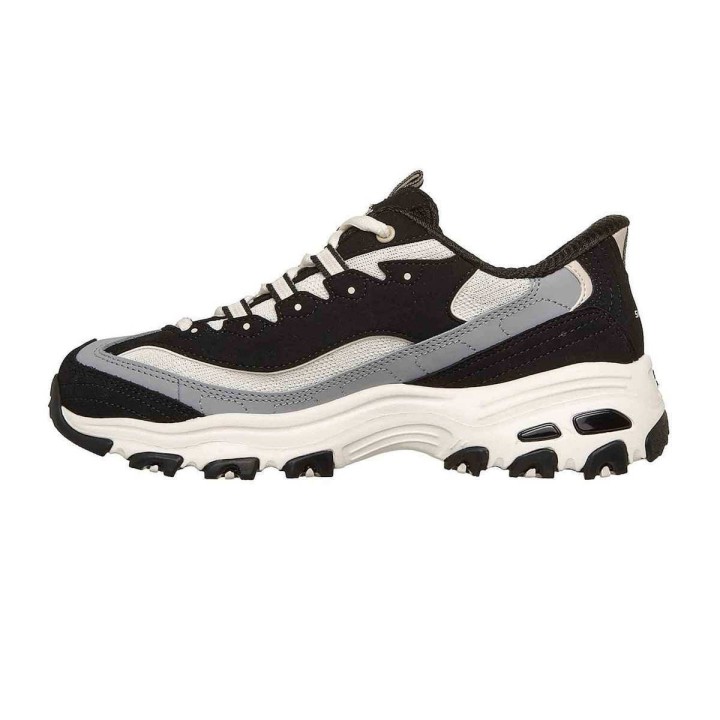Skechers Sneakers D'Lites Smooth Nostalgia Black- 150537-BKNT