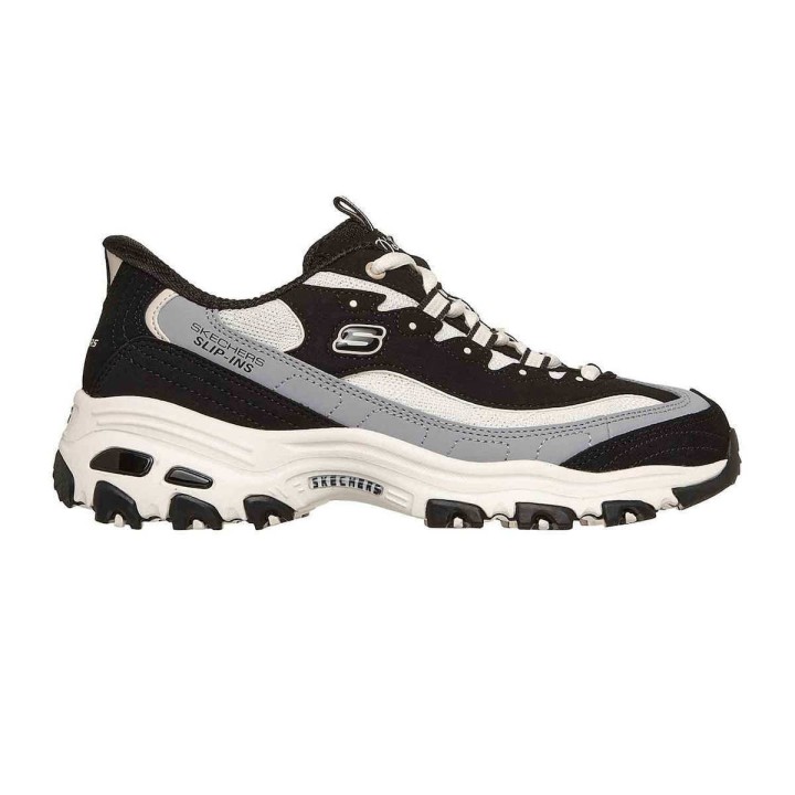 Skechers Sneakers D'Lites Smooth Nostalgia Black- 150537-BKNT
