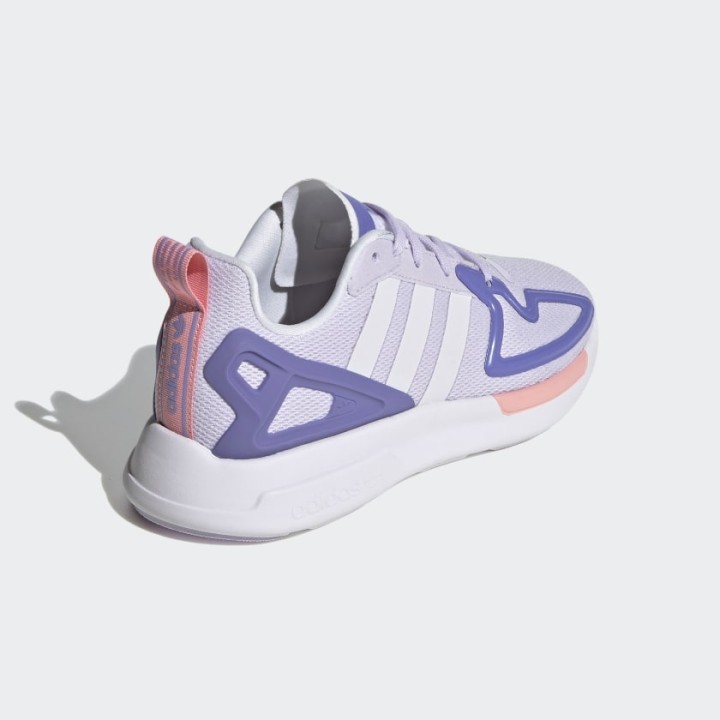 Adidas Originals ZX 2K FLUX J Women's Shoes -Purple Tint / Cloud White/ Joy Purple (FW1907)