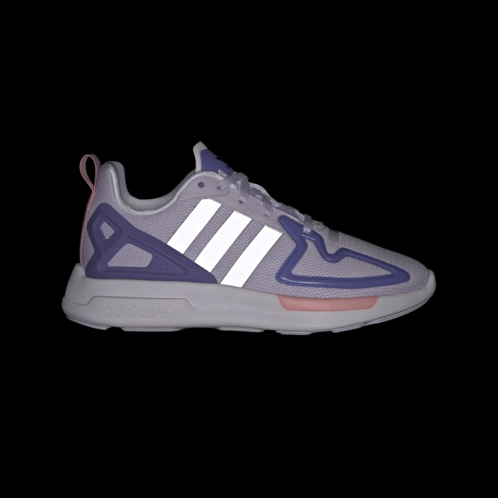 Adidas Originals ZX 2K FLUX J Women's Shoes -Purple Tint / Cloud White/ Joy Purple (FW1907)