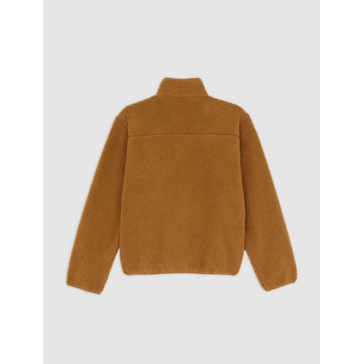 Dickies Fleece Jacket M Mount Hope Zip Brown Duck - DK0A4YEE0BD1