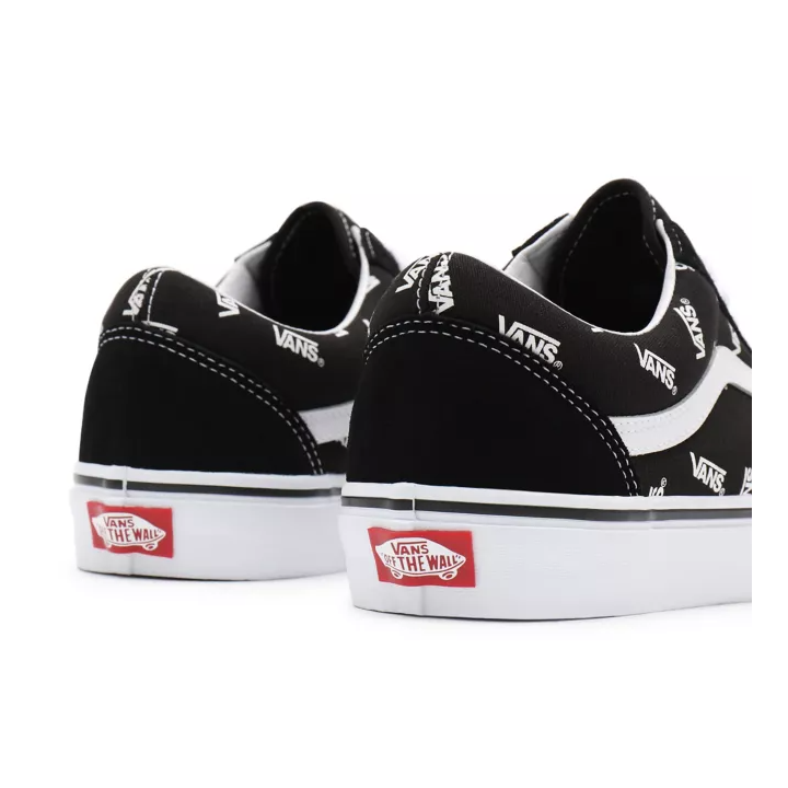 Vans Old Skool Shoes Black/True White Monogram - VN0A3WKTQW7