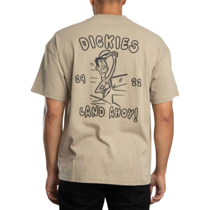 Dickies T-Shirt Decartuville Back Graphic Sand - DK0A87QT0DS1