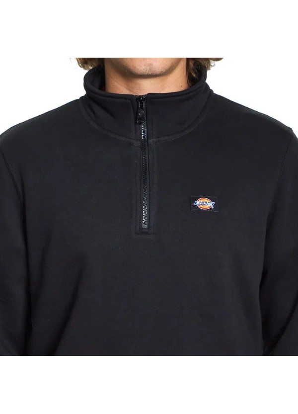 Dickies Quarter Oakport Zip Crew - DK0A4XD4BLK1