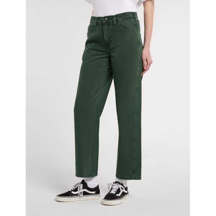 Dickies Pants Denim Farner W Pine Needle Green - DK0A87NNPIN1