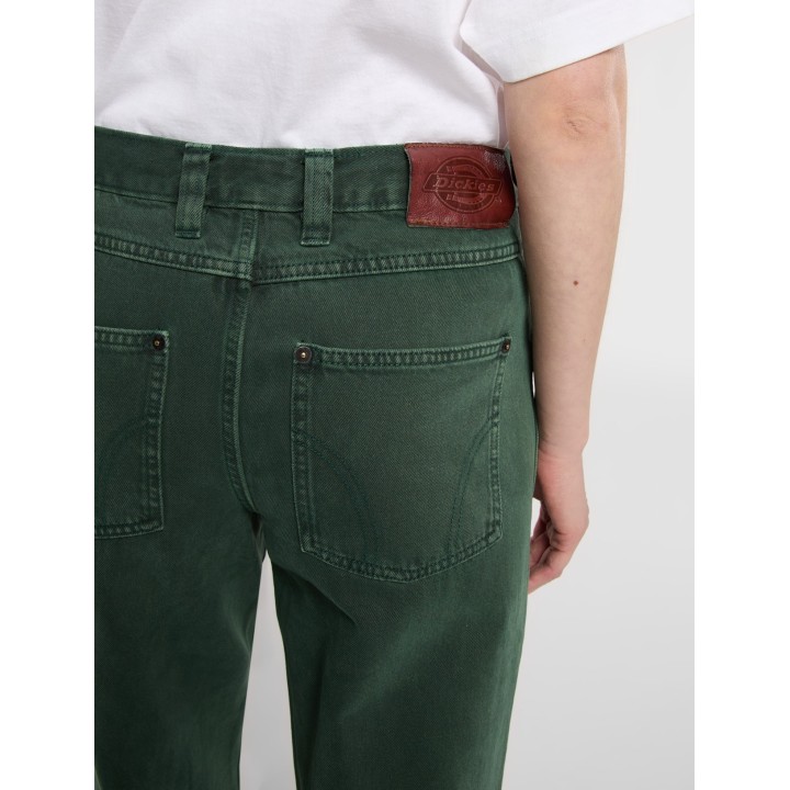 Dickies Pants Denim Farner W Pine Needle Green - DK0A87NNPIN1