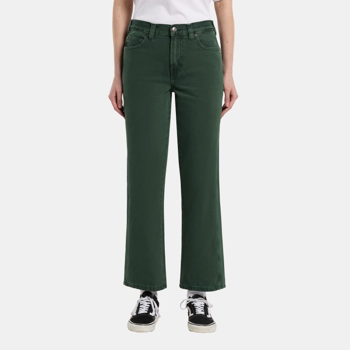 Dickies Pants Denim Farner W Pine Needle Green - DK0A87NNPIN1