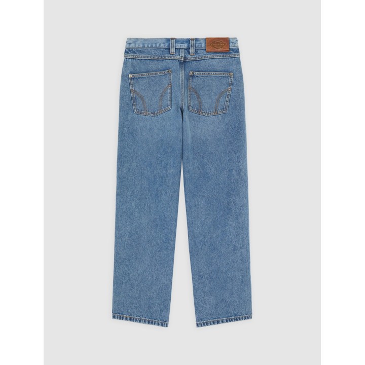 Dickies Pants Denim Farner W Rinsed Fade - DK0A87NNK211
