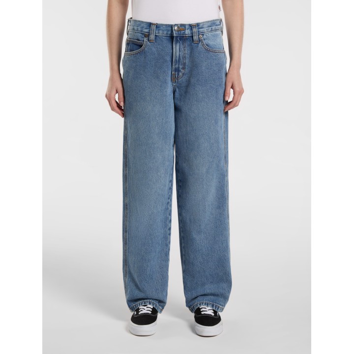Dickies Pants Denim Farner W Rinsed Fade - DK0A87NNK211