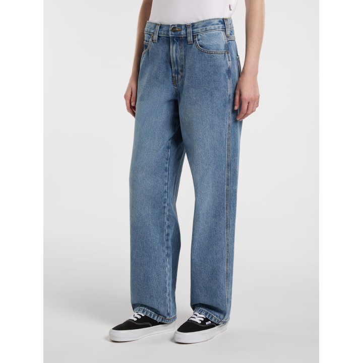 Dickies Pants Denim Farner W Rinsed Fade - DK0A87NNK211
