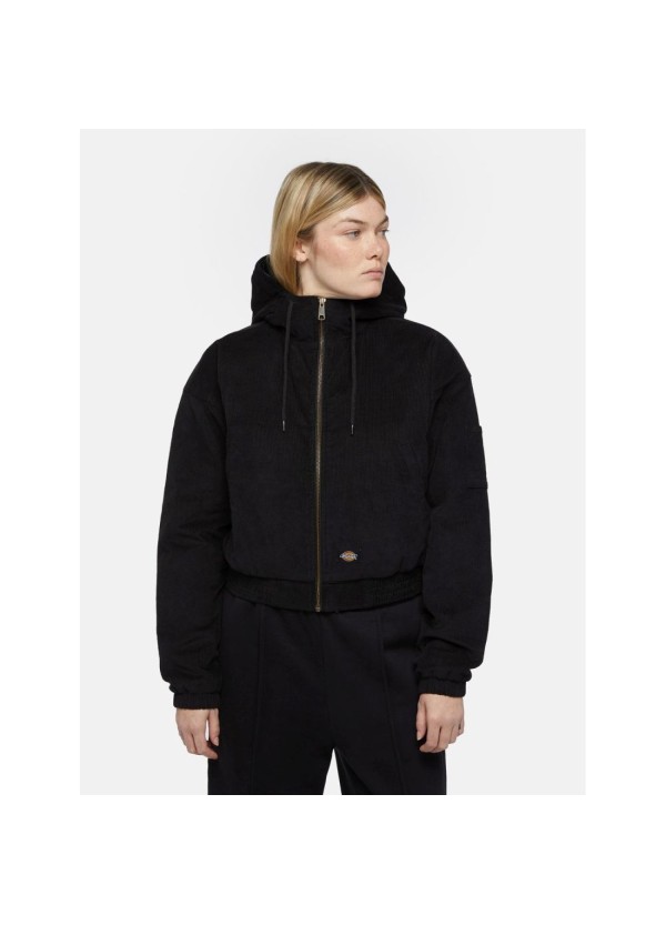 Dickies Jacket Hooded Corduroy W Black - DK0A4Z4HBLK1