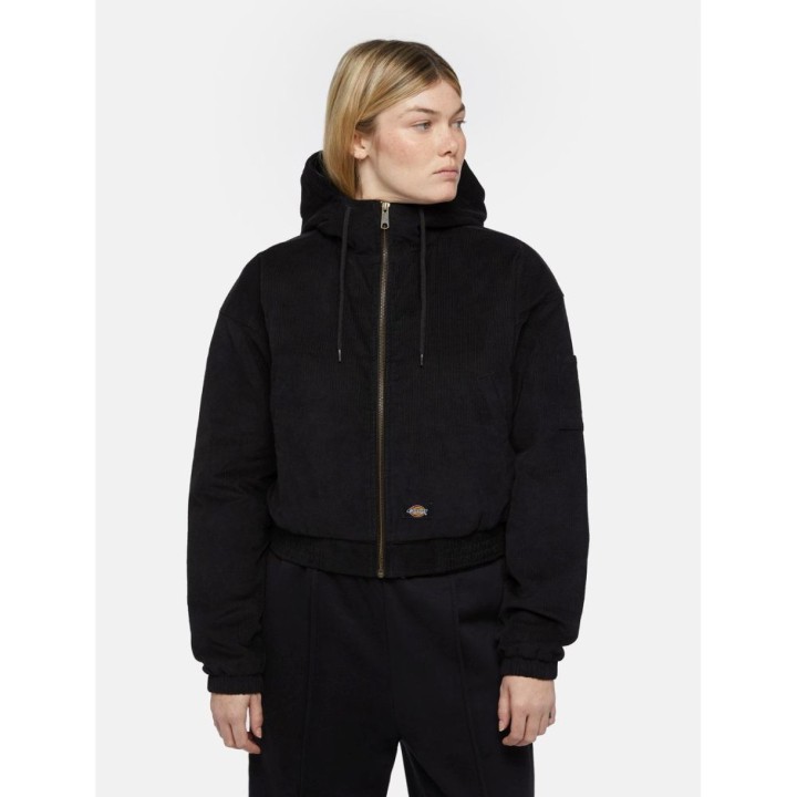 Dickies Jacket Hooded Corduroy W Black - DK0A4Z4HBLK1