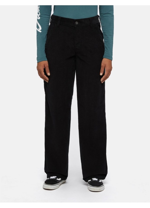 Dickies Denim Pants W Corduroy Carpenter Black - DK0A863ZBLK1